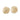 A pair of organic, contemporary round gold earrings with delicate raised patterning, inspired by windswept sand dunes.