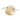 Gold Dune Necklace Pendant On White Background