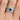white gold blue sapphire wide ring remodelled by Kate Smith in Birmingham Jewellery Quarter