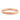 A simple, round, rose gold wedding ring with a smooth finish.