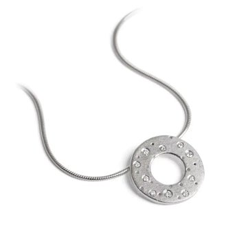 SilverDiamondPoloNecklace