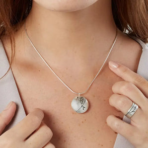 Floral_Necklace On Model