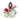 A gold cocktail ring featuring a large light blue emerald-cut aquamarine, a marquise-cut purple amethyst, a round magenta-pink gemstone, a small oval ruby, and a round clear diamond, set against a plain white background.